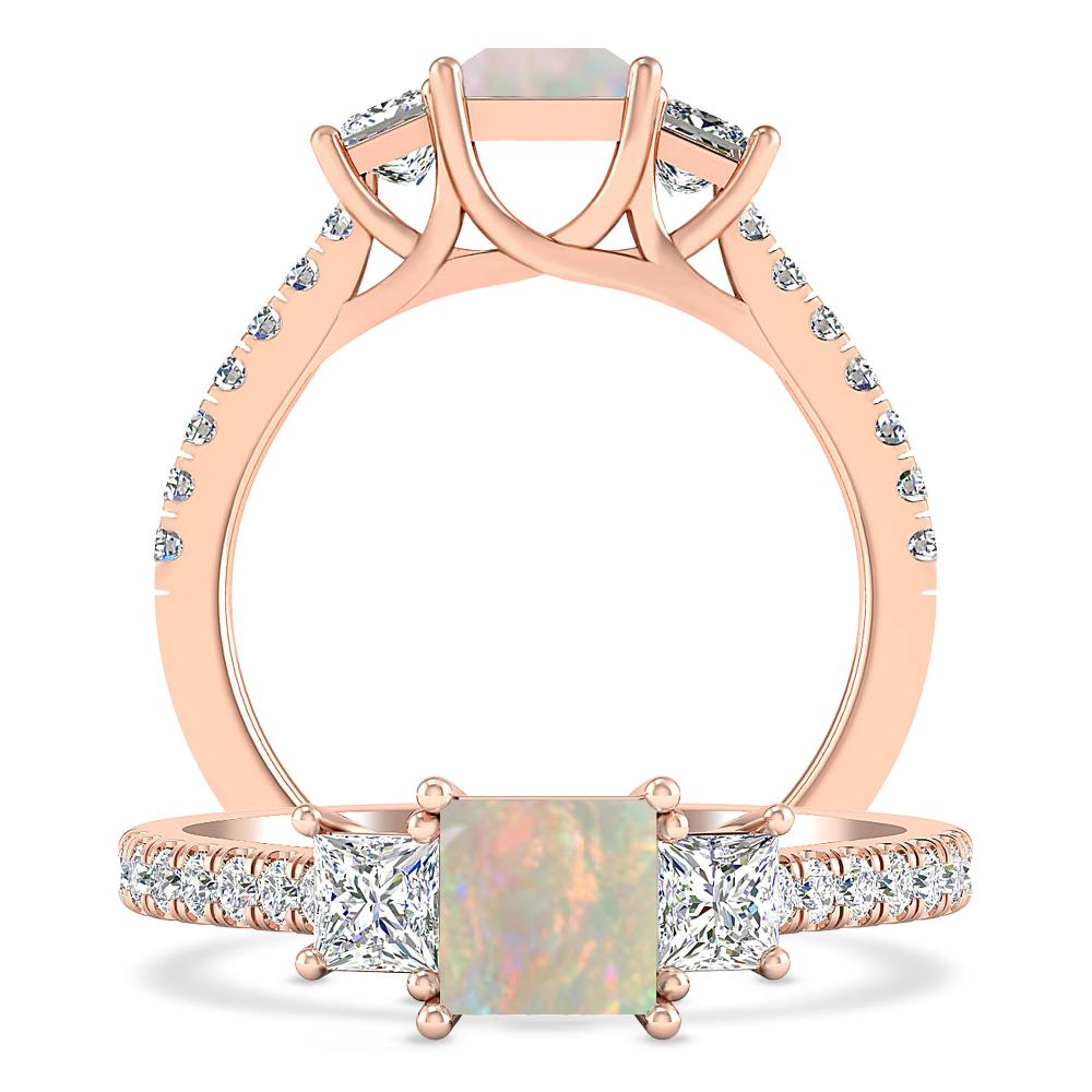 Rose Gold - Opal