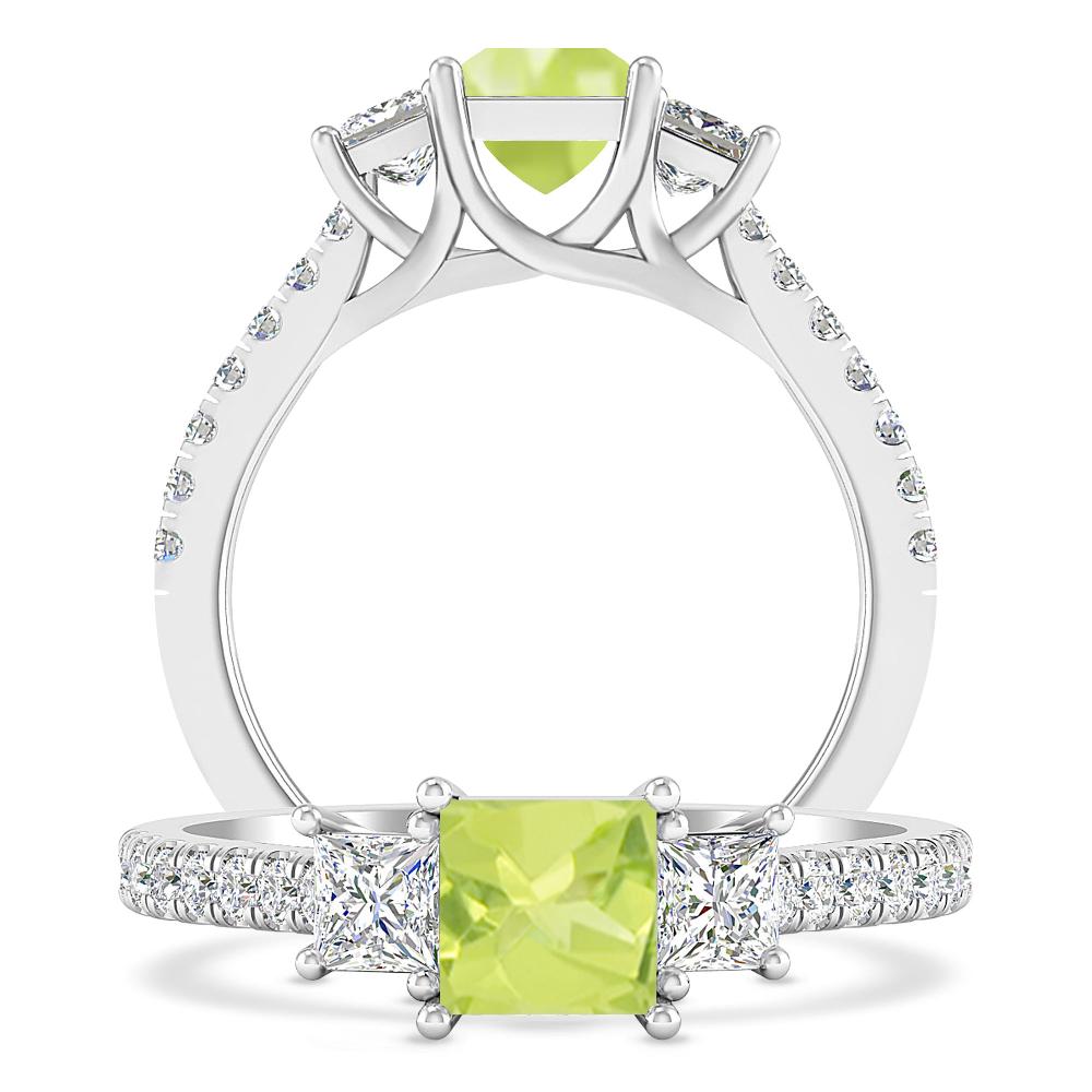 White Gold - Peridot