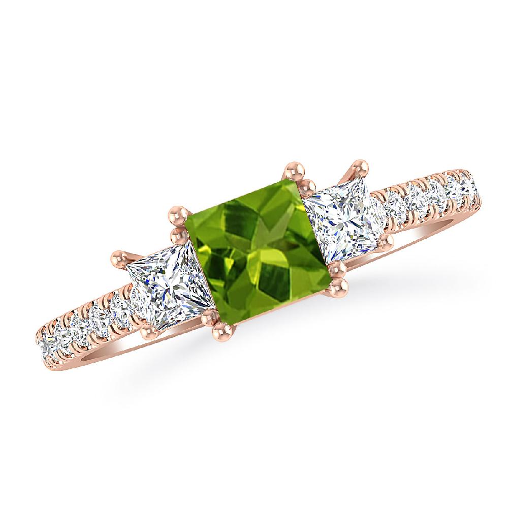 Rose Gold - Peridot