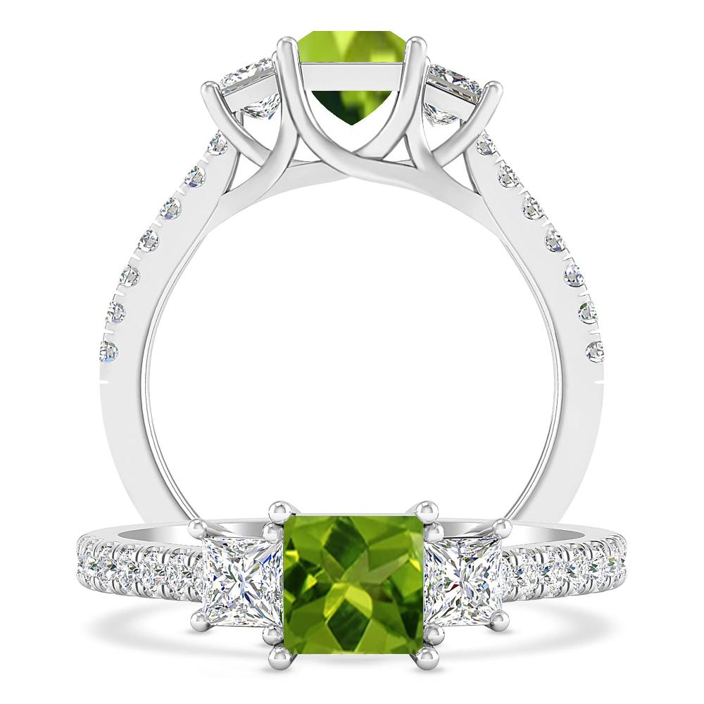 White Gold - Peridot