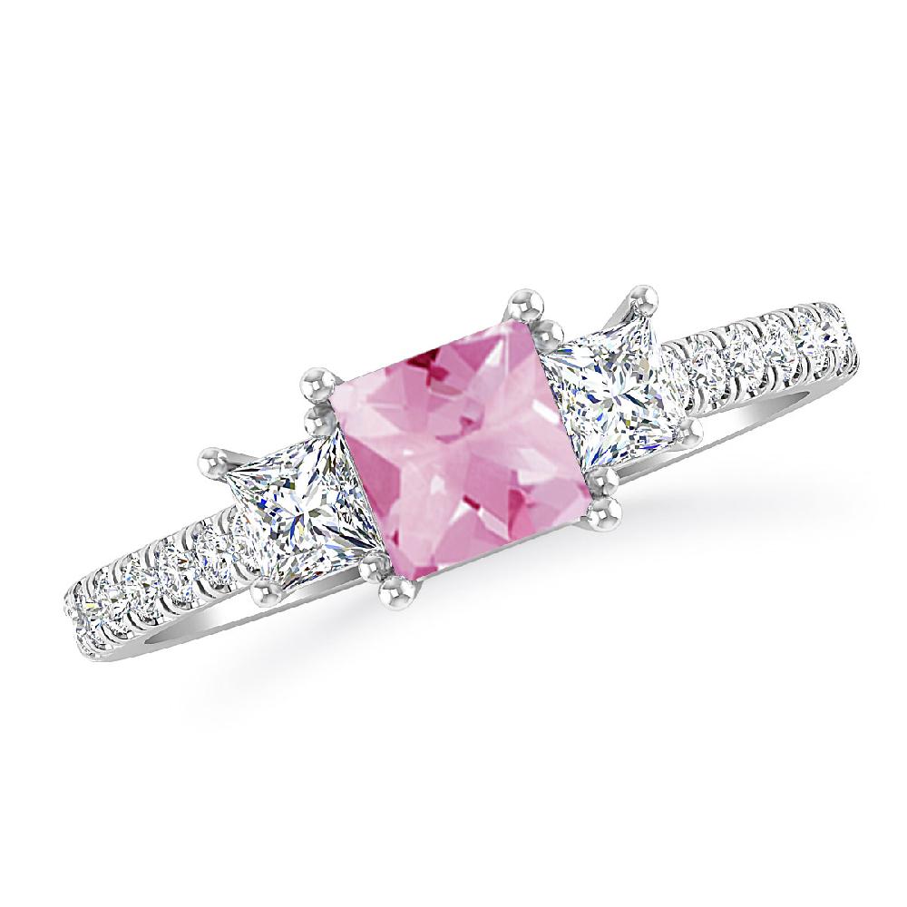 White Gold - Pink Tourmaline