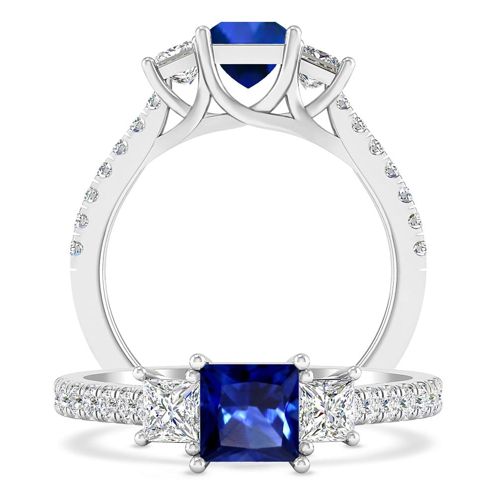 White Gold - Sapphire