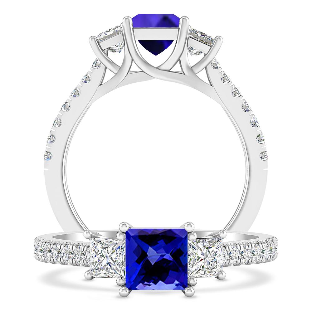 White Gold - Tanzanite