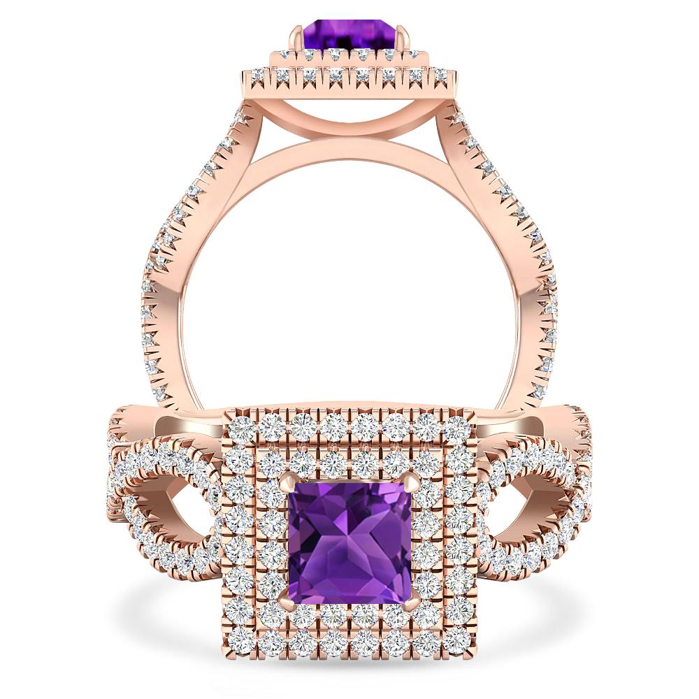 Rose Gold - Amethyst