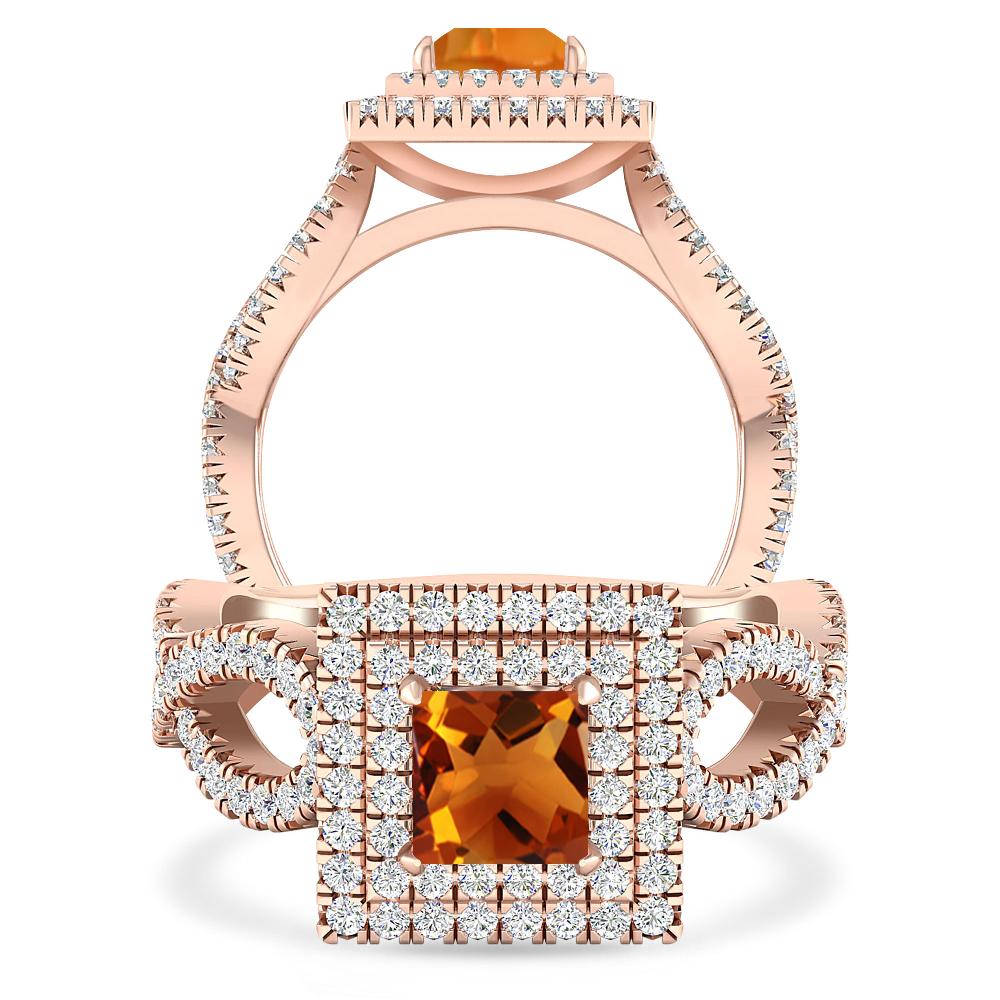 Rose Gold - Citrine