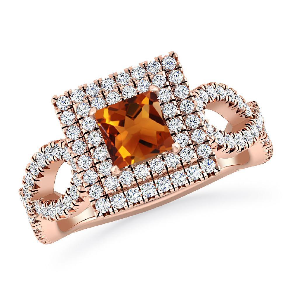 Rose Gold - Citrine