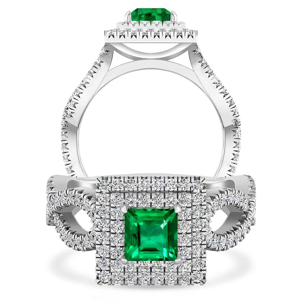 White Gold - Emerald