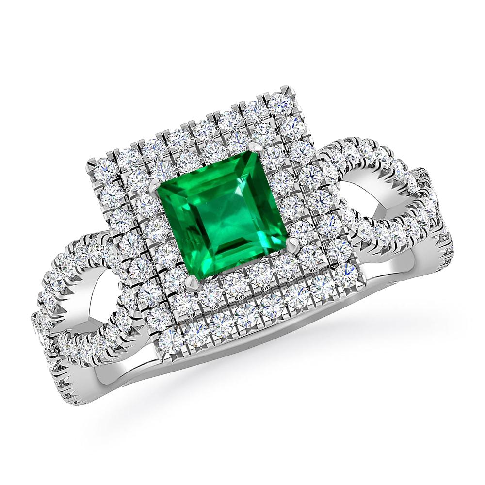 White Gold - Emerald