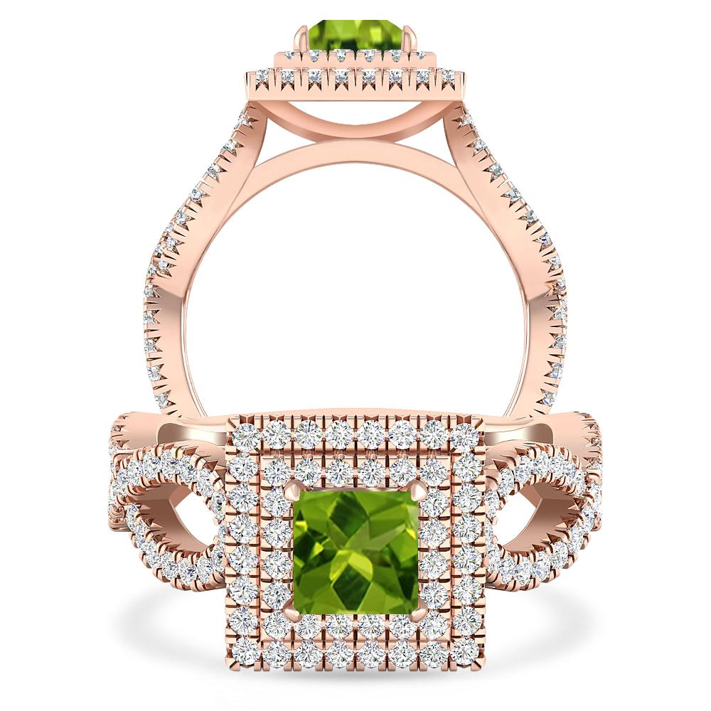 Rose Gold - Peridot