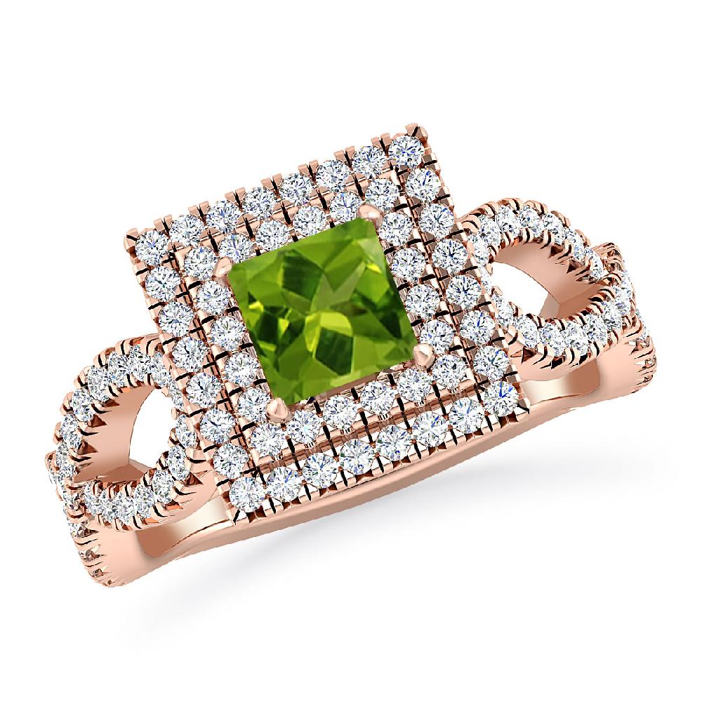 Rose Gold - Peridot