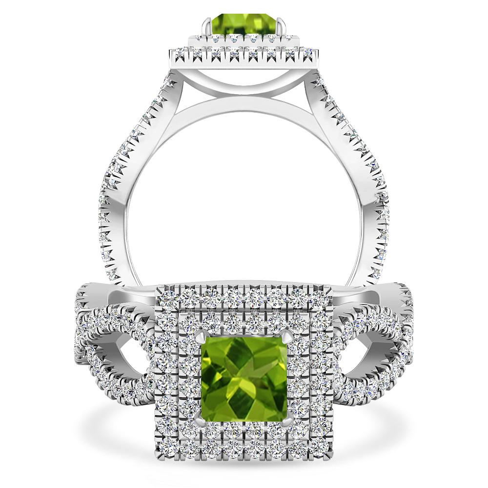 White Gold - Peridot