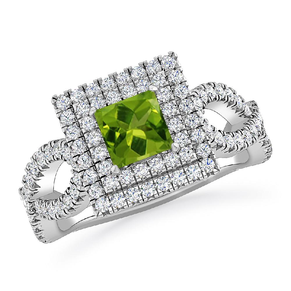 White Gold - Peridot