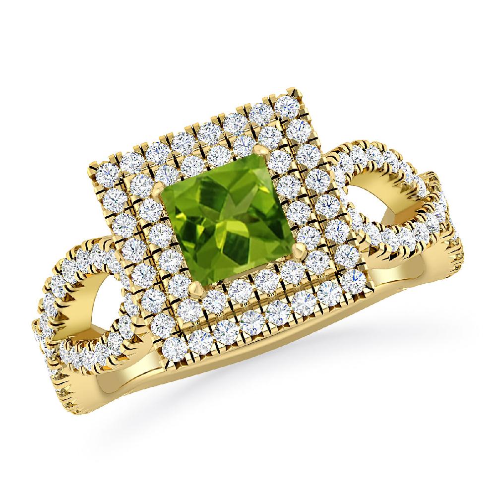 Yellow Gold - Peridot