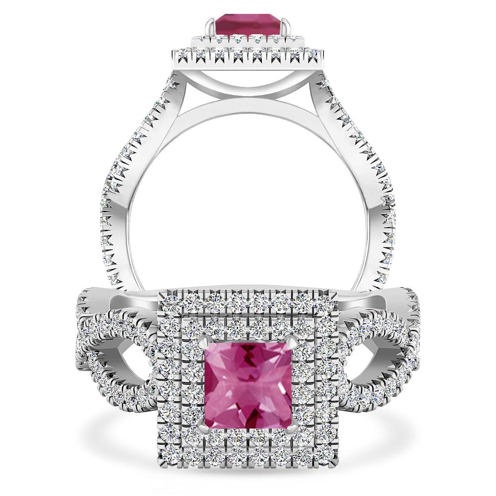 White Gold - Pink Tourmaline