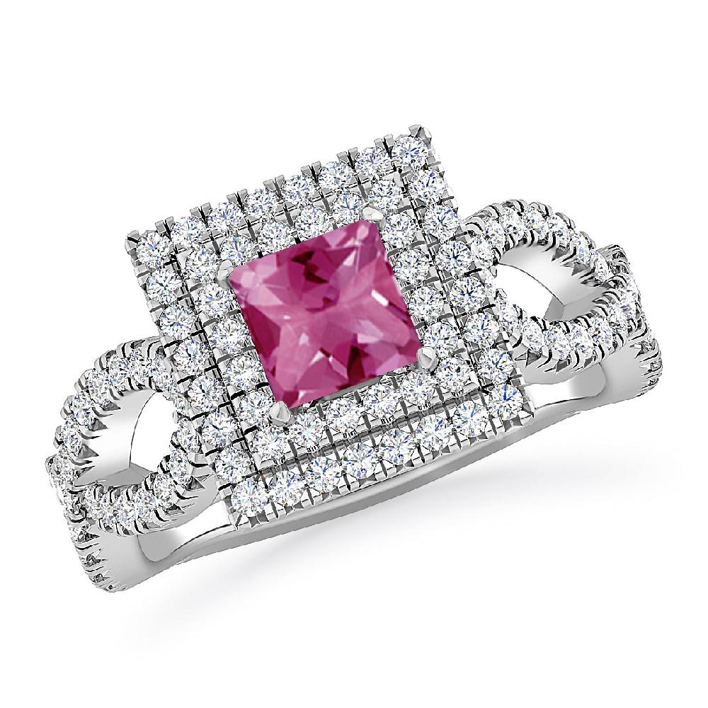 White Gold - Pink Tourmaline