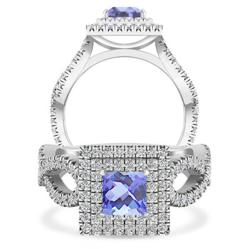 White Gold - Tanzanite