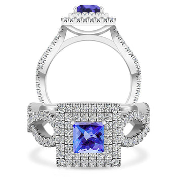 White Gold - Tanzanite