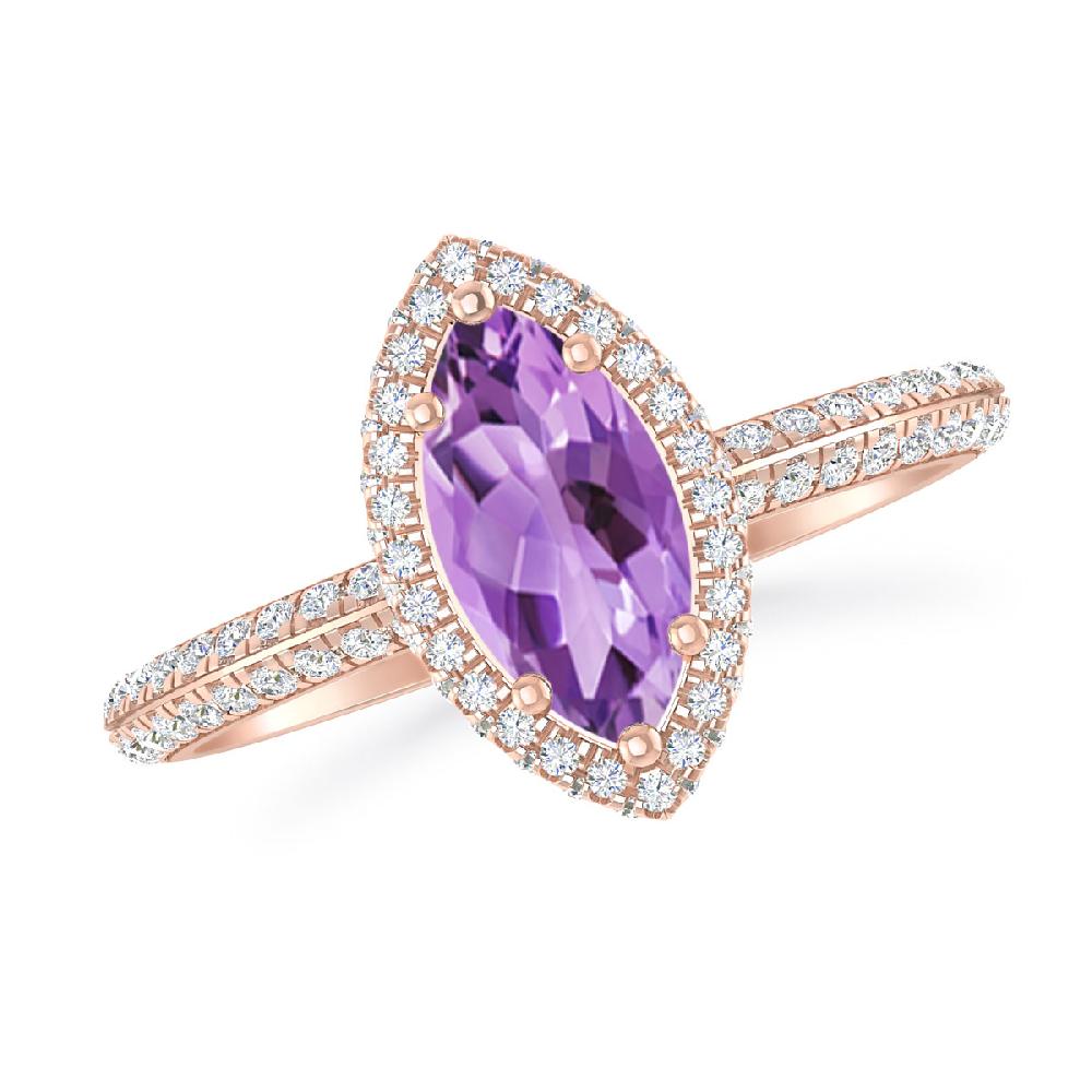 Rose Gold - Amethyst