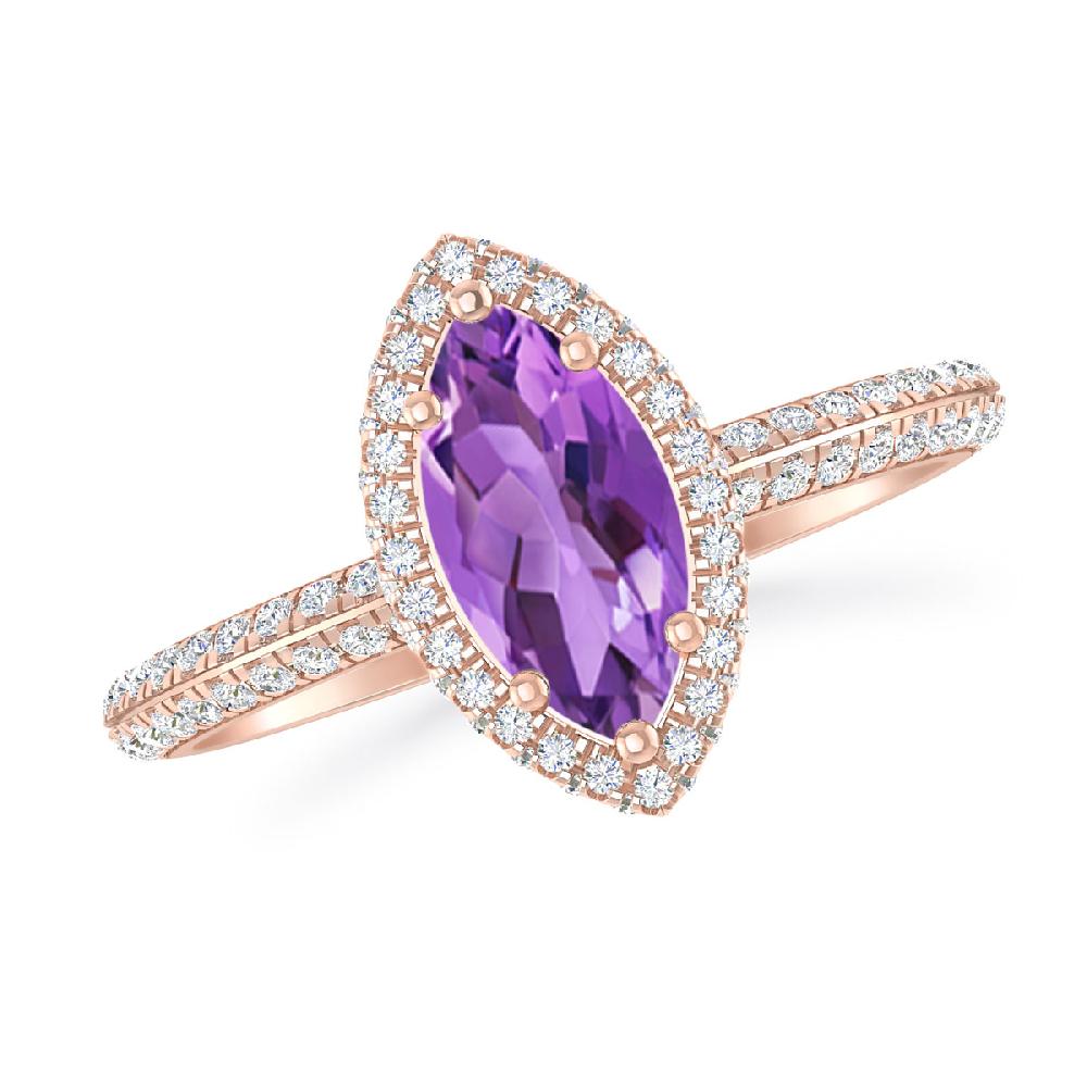 Rose Gold - Amethyst