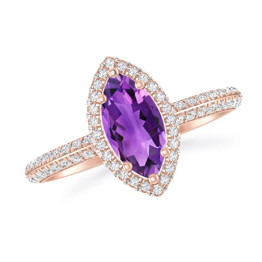 Rose Gold - Amethyst