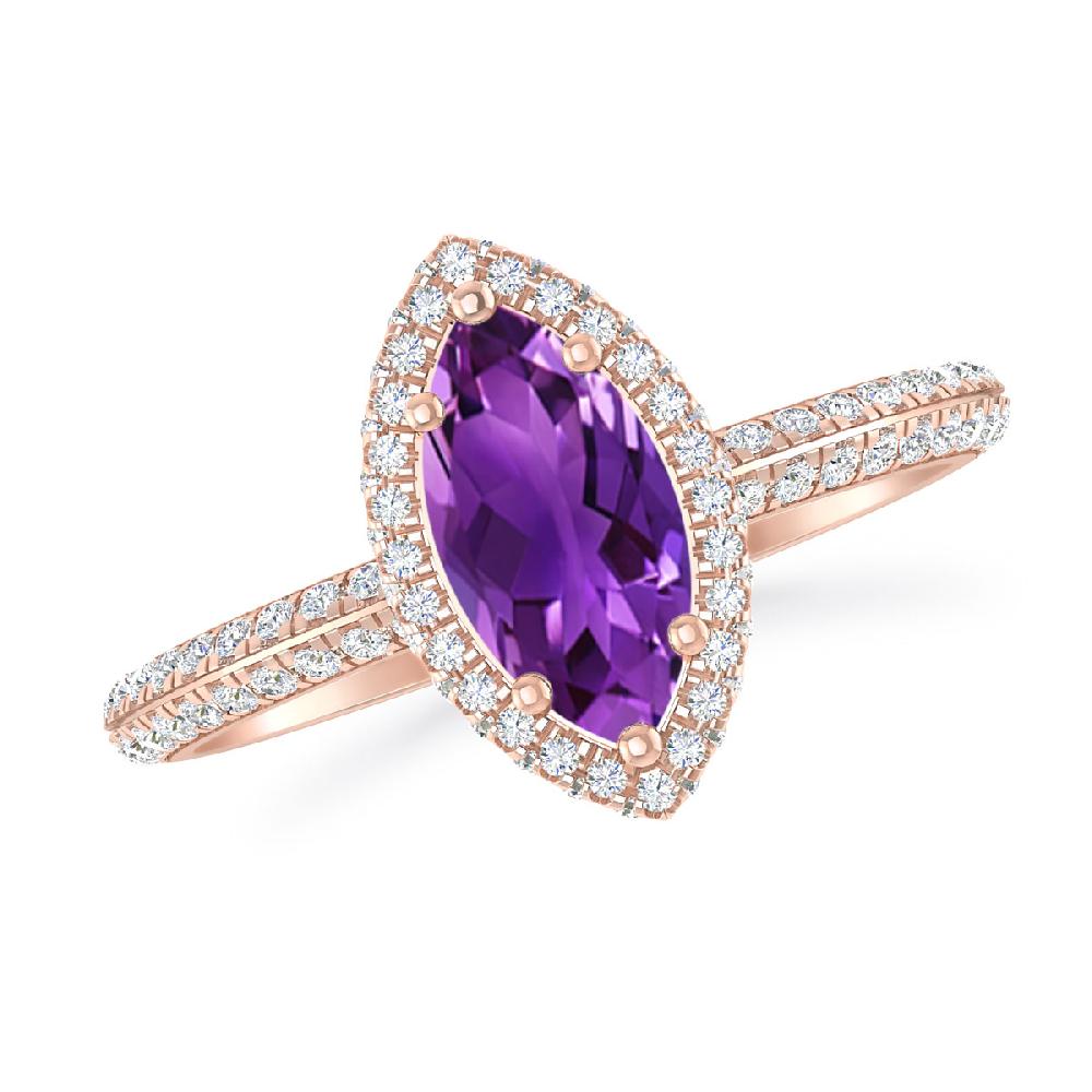 Rose Gold - Amethyst