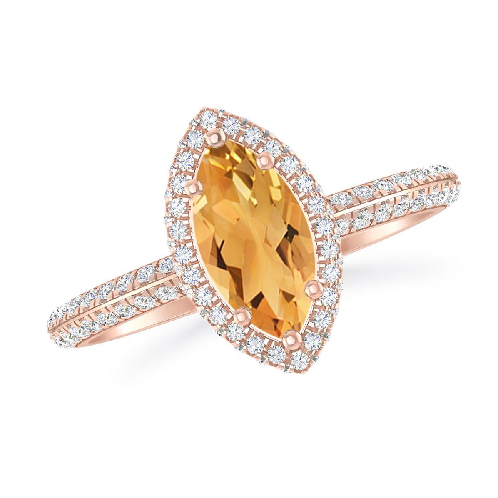 Rose Gold - Citrine