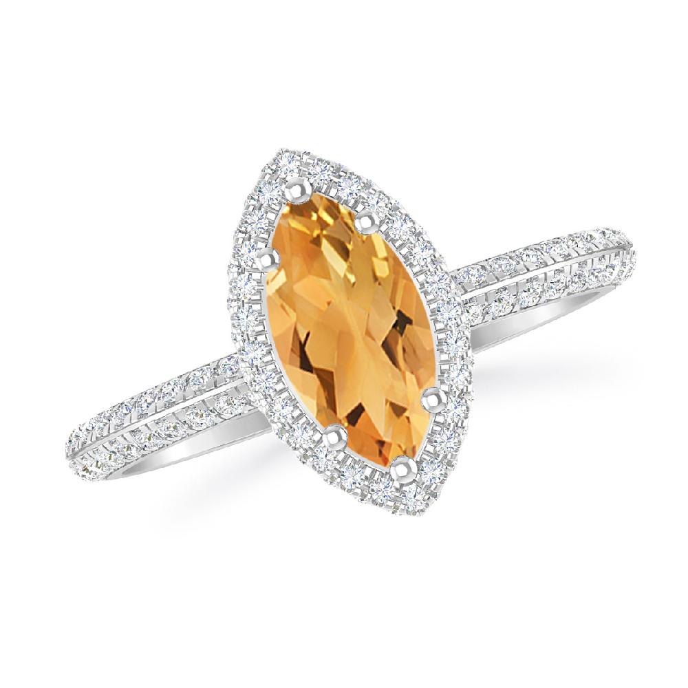 White Gold - Citrine