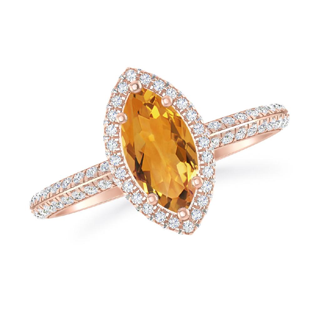 Rose Gold - Citrine