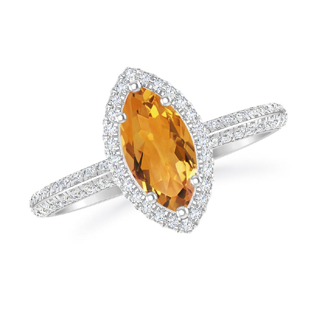 White Gold - Citrine