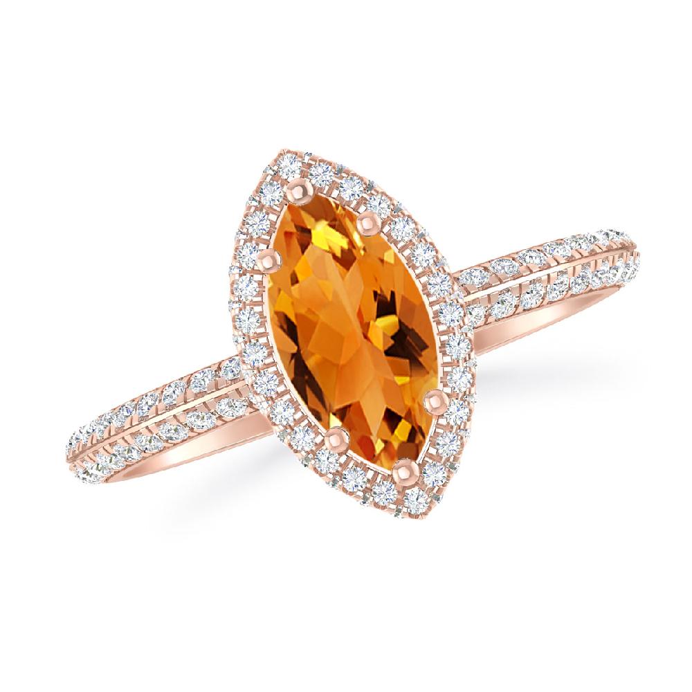 Rose Gold - Citrine