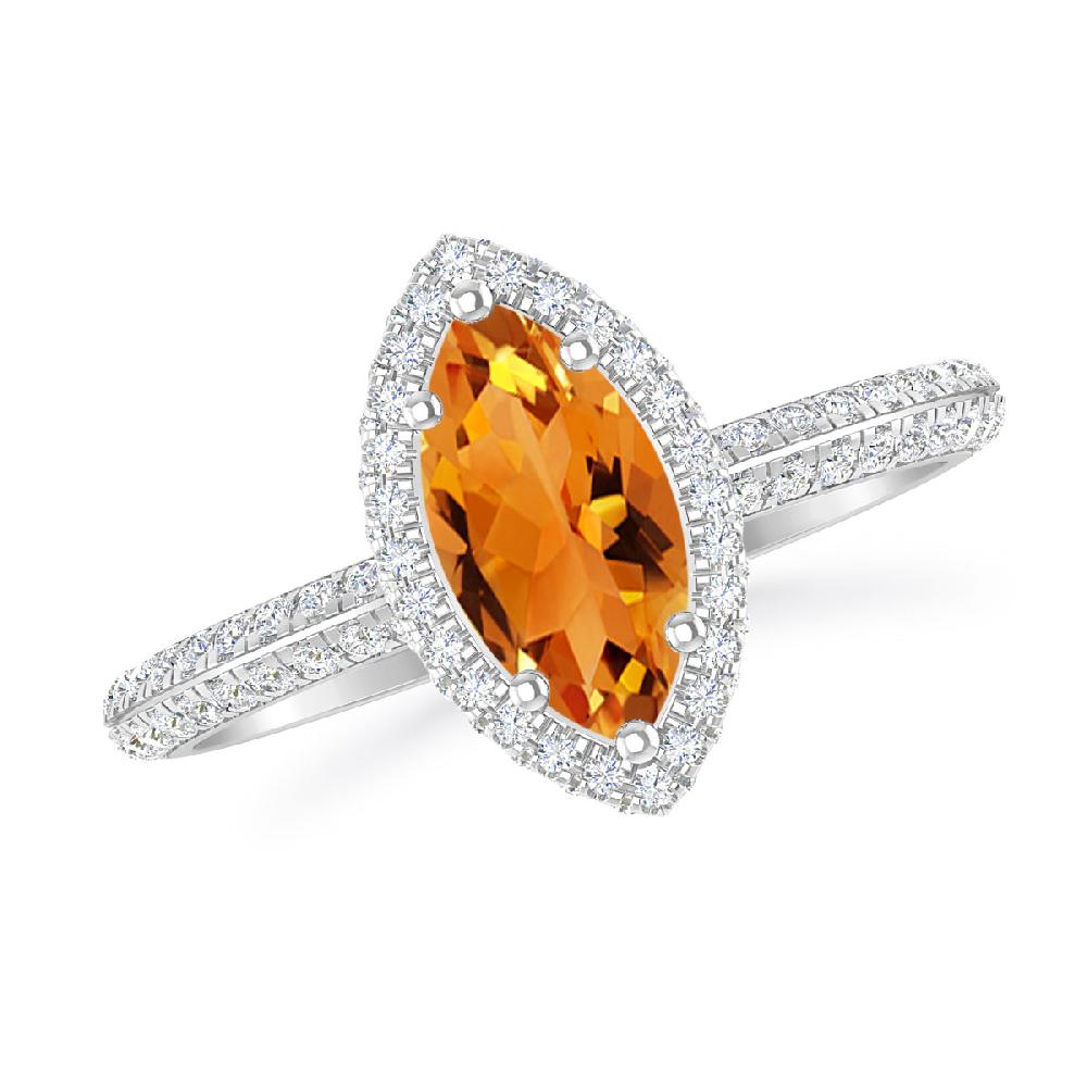 White Gold - Citrine