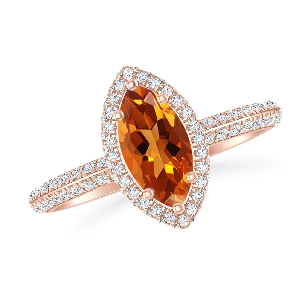 Rose Gold - Citrine