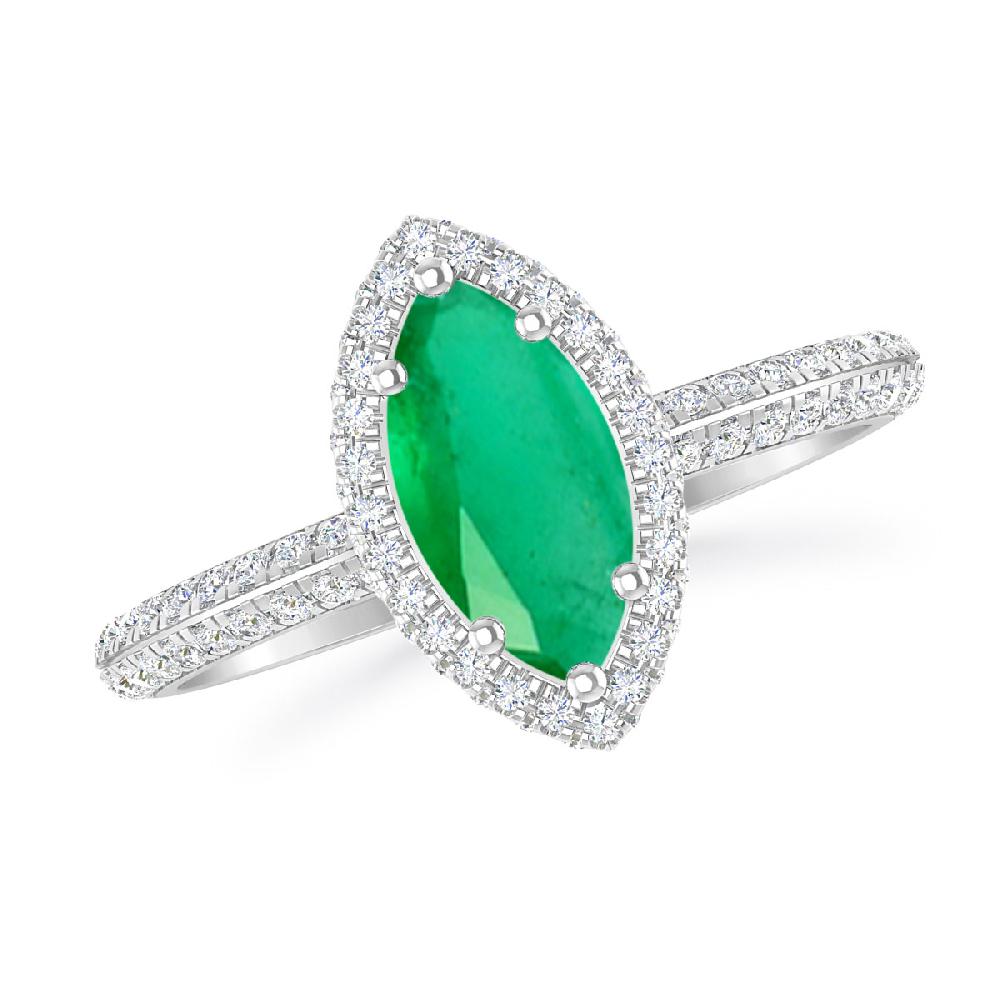 White Gold - Emerald