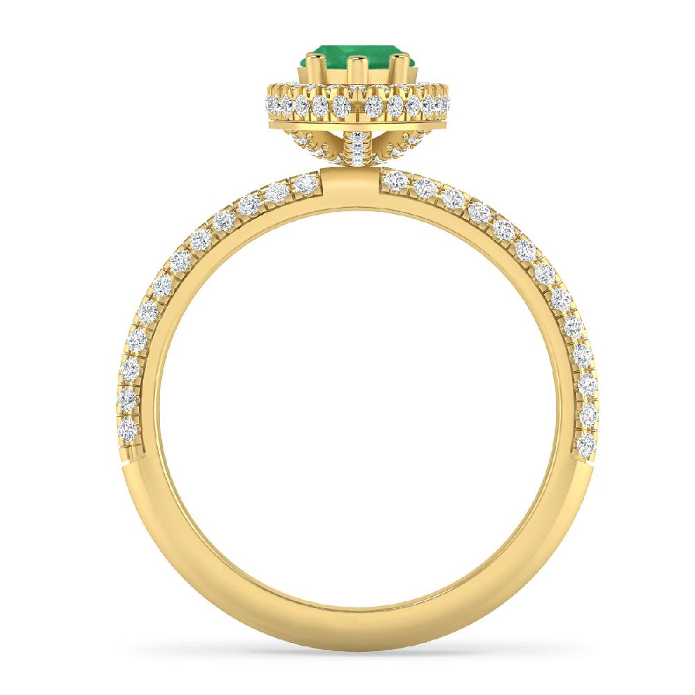 Yellow Gold - Emerald