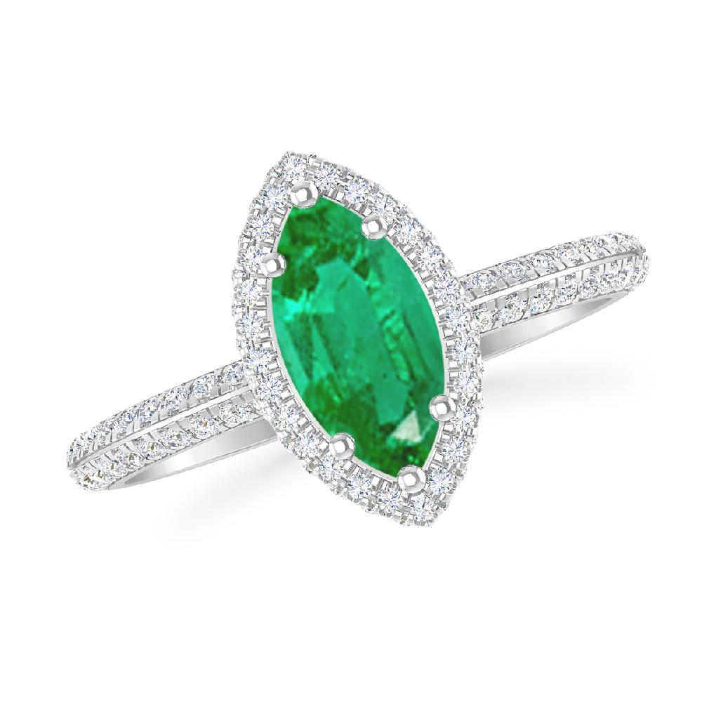 White Gold - Emerald