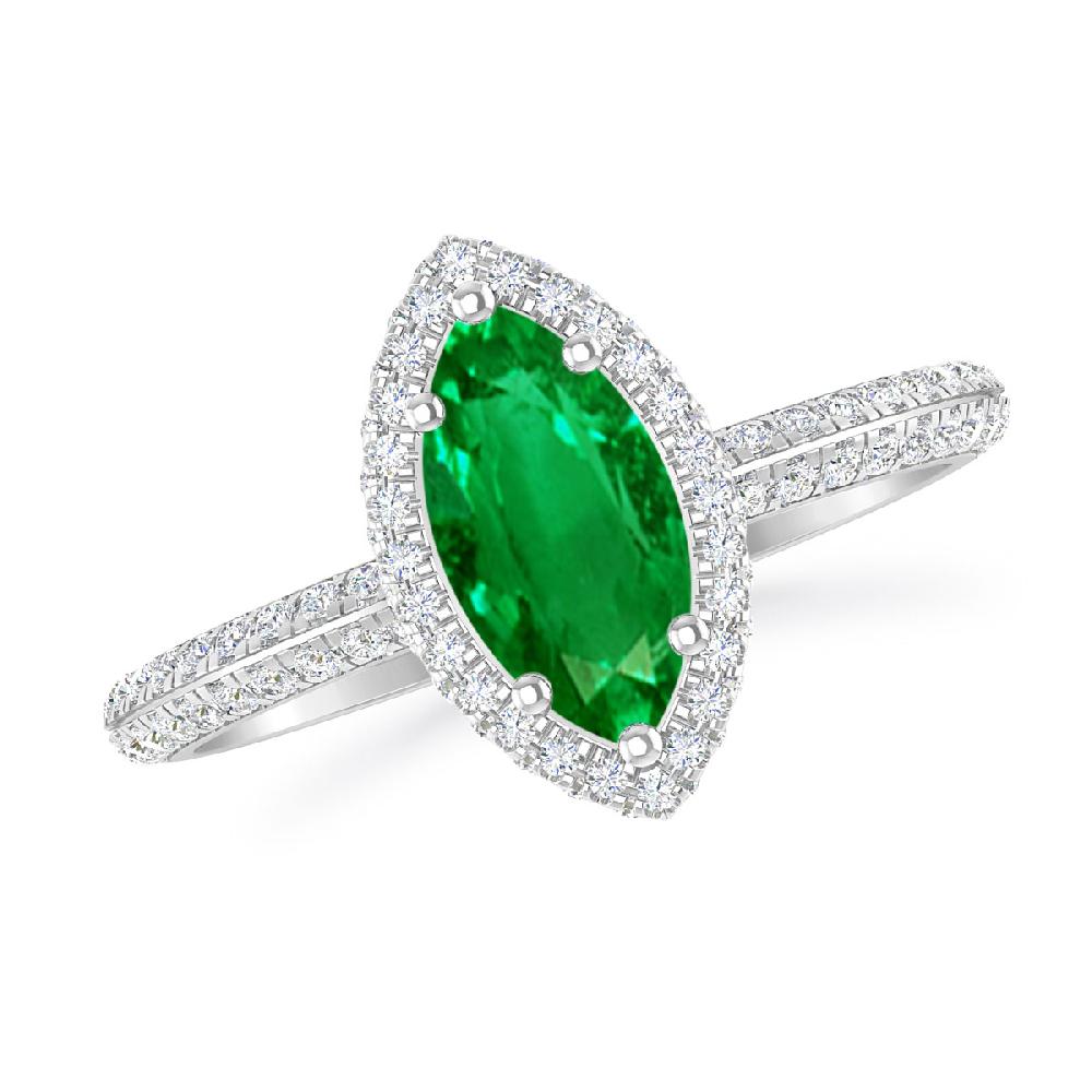 White Gold - Emerald