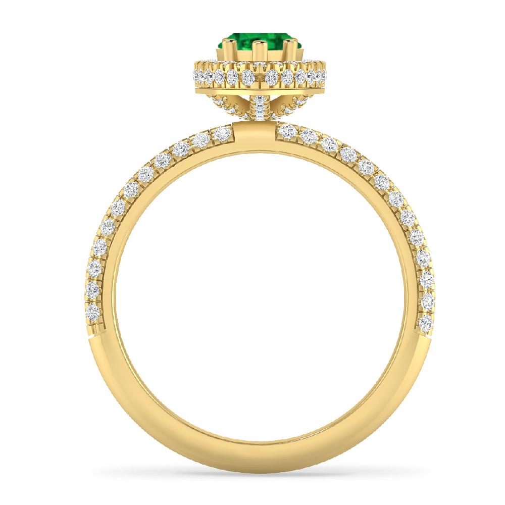 Yellow Gold - Emerald