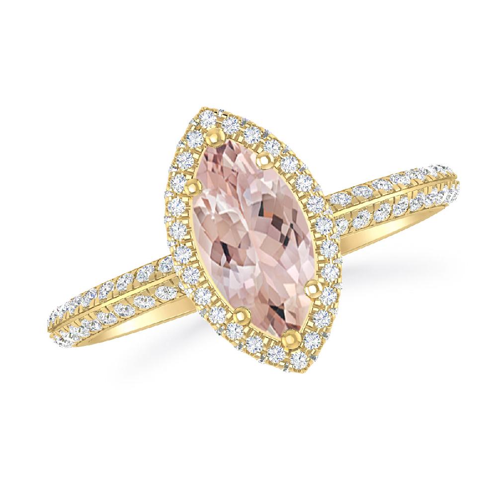 Yellow Gold - Morganite