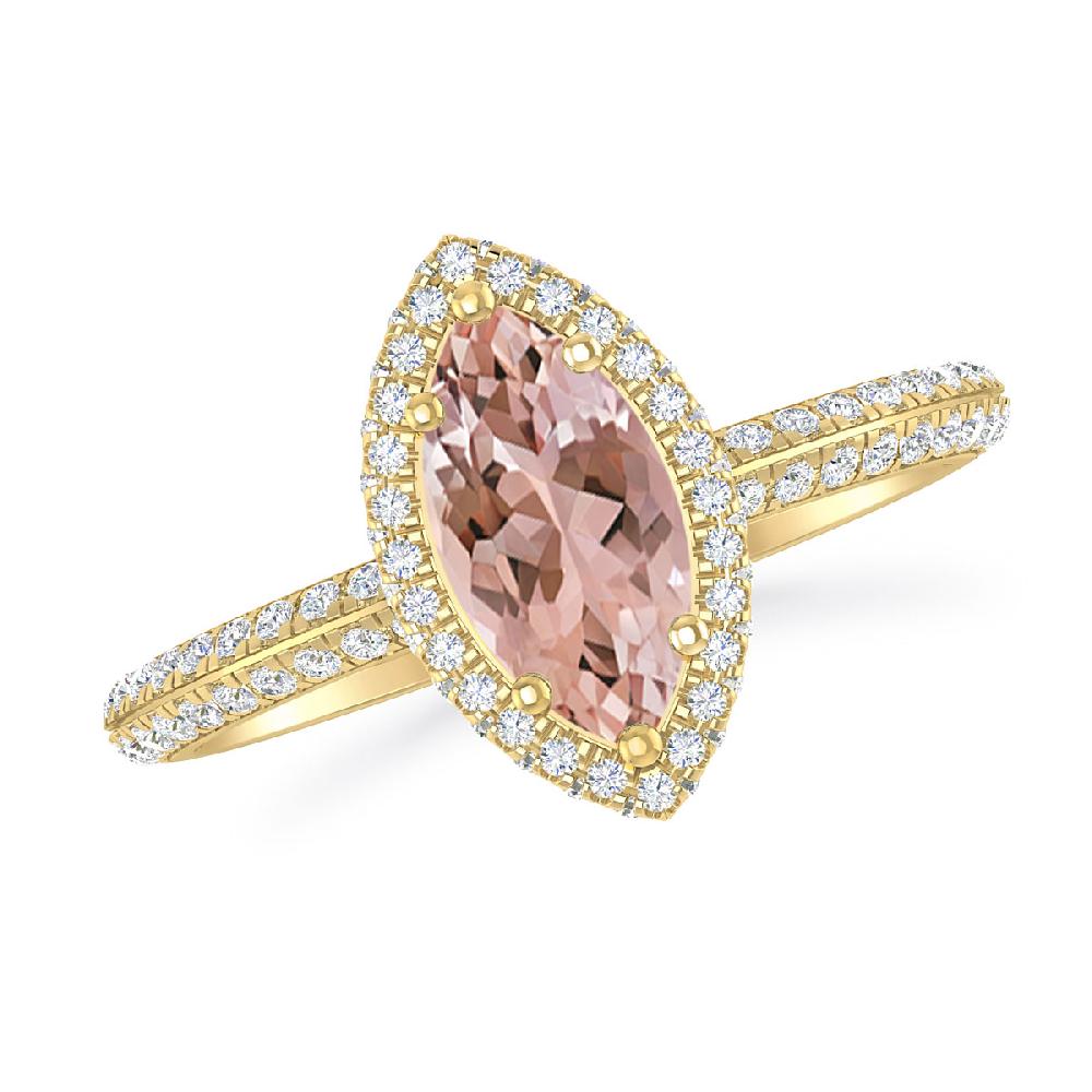 Yellow Gold - Morganite