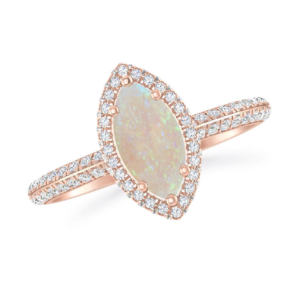 Rose Gold - Opal