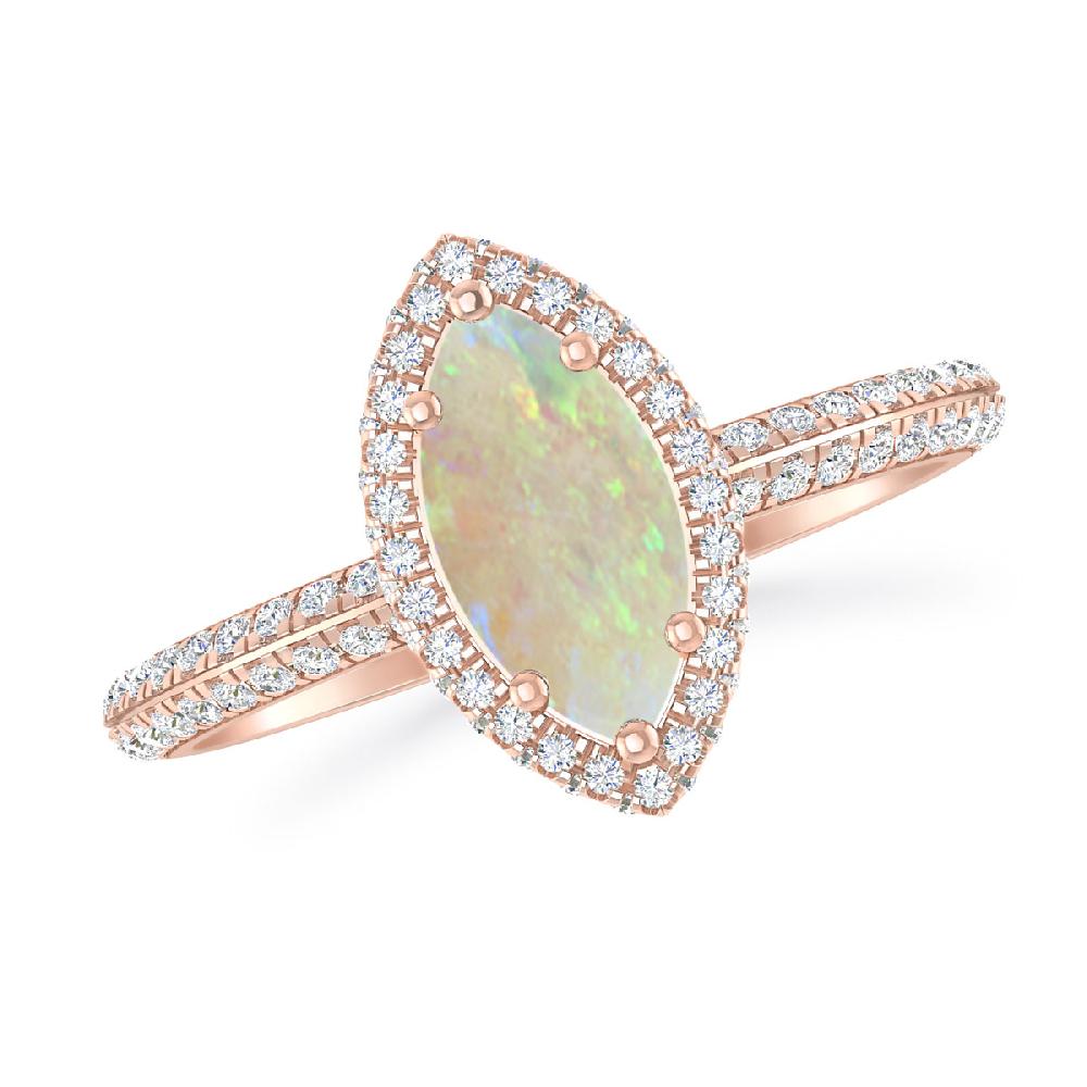 Rose Gold - Opal