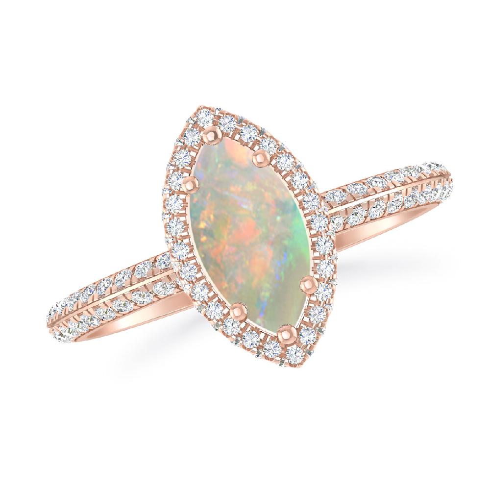 Rose Gold - Opal