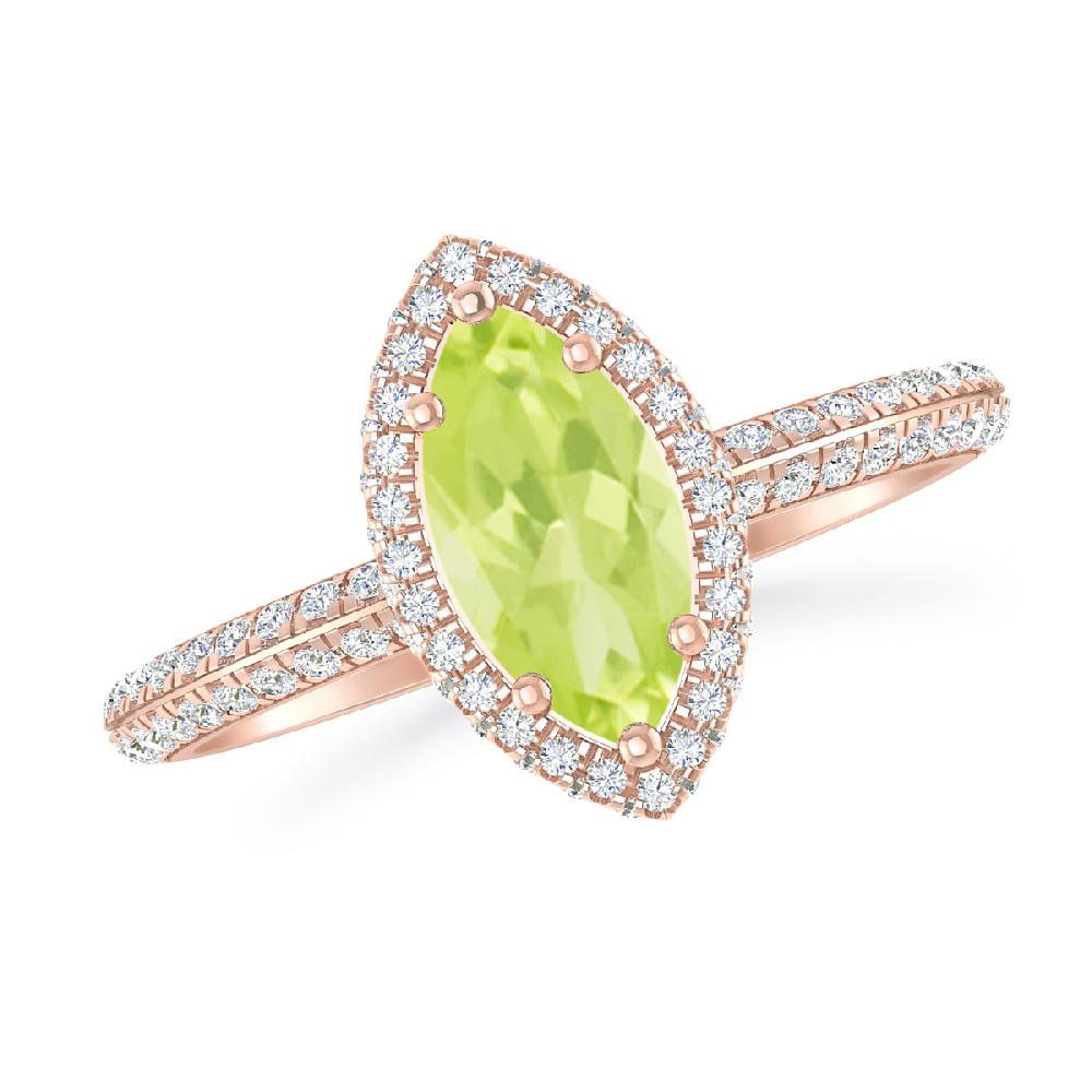 Rose Gold - Peridot