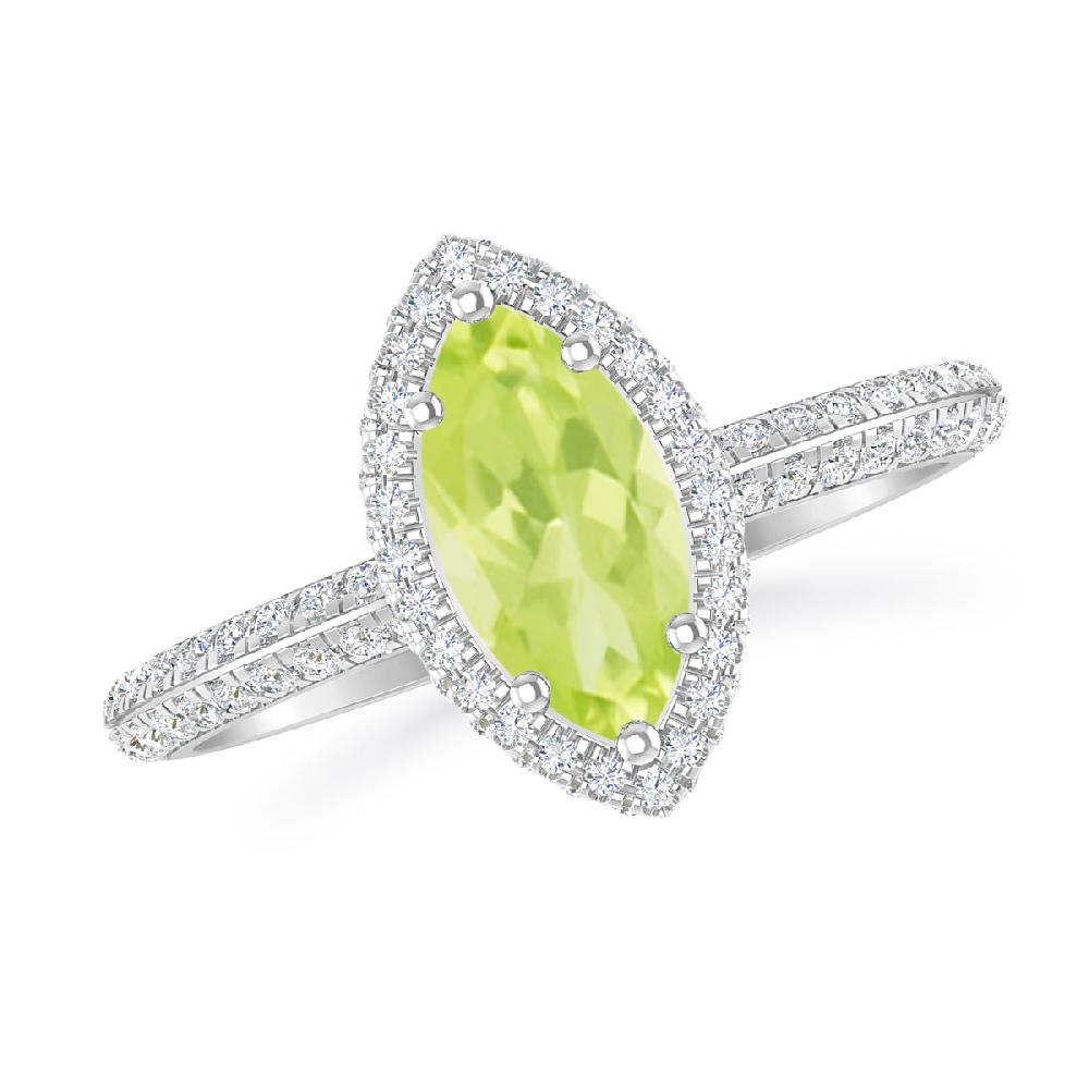 White Gold - Peridot