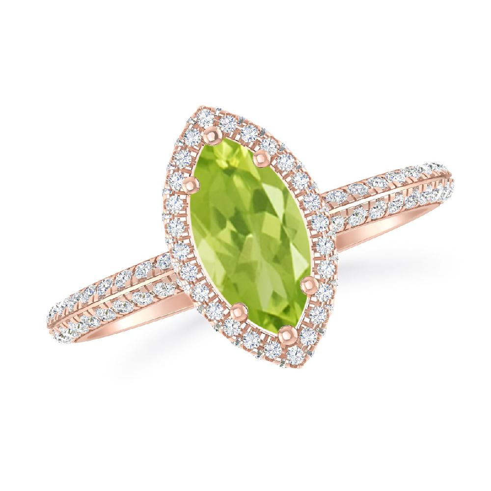 Rose Gold - Peridot