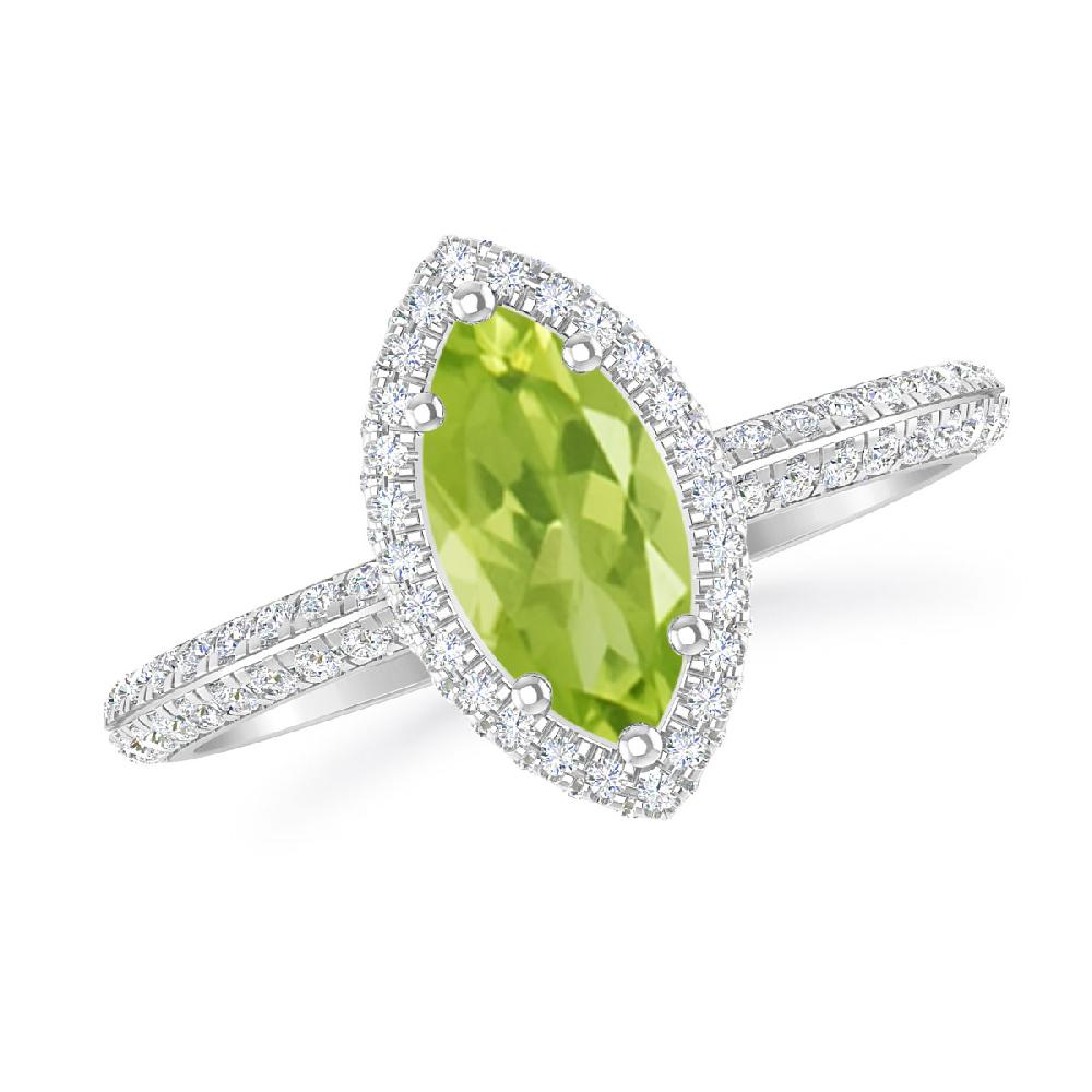 White Gold - Peridot