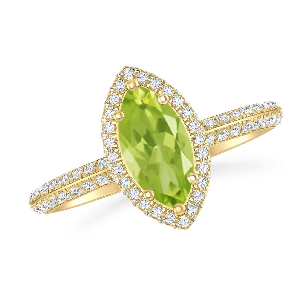 Yellow Gold - Peridot