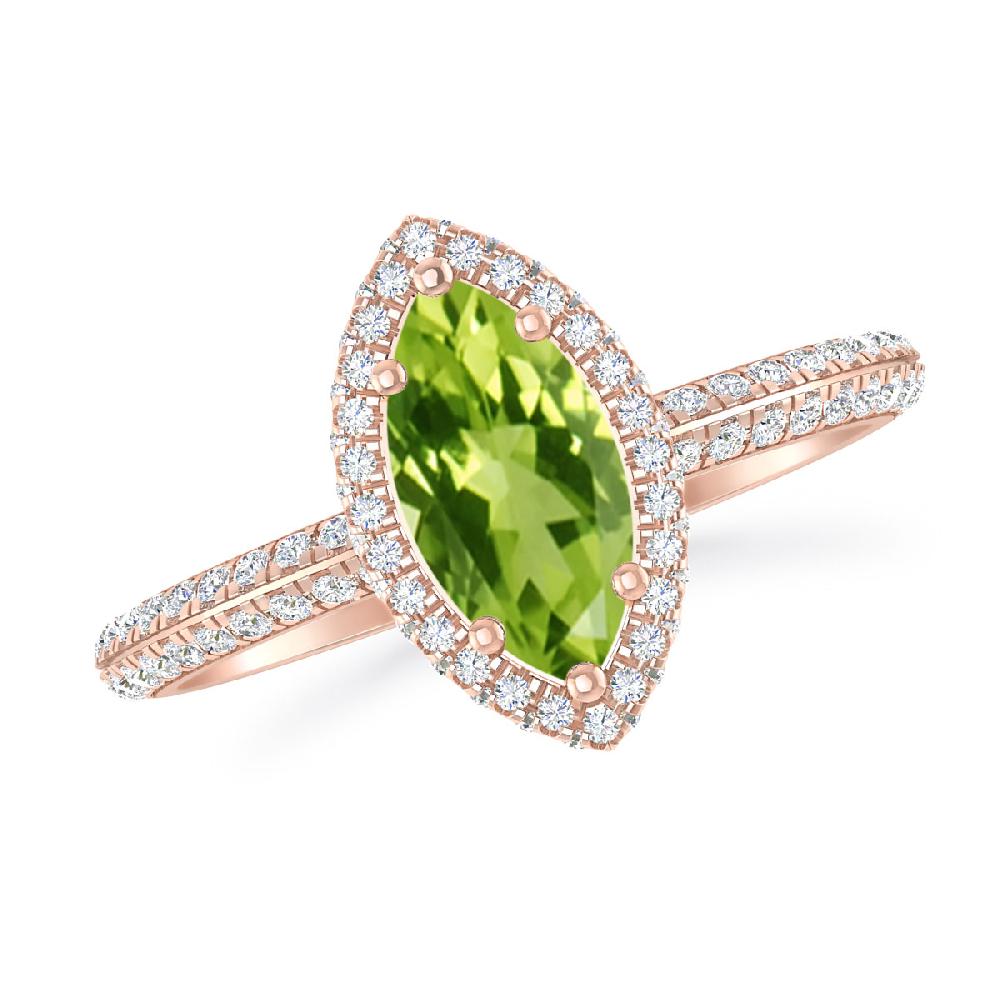 Rose Gold - Peridot