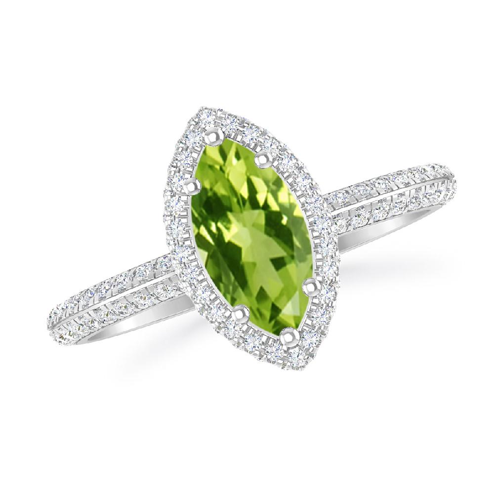 White Gold - Peridot