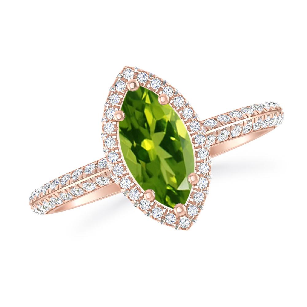 Rose Gold - Peridot